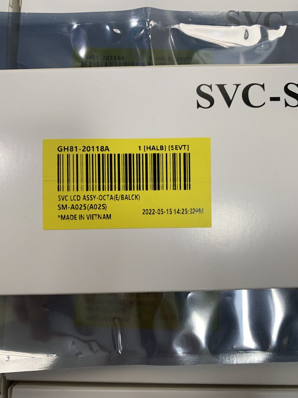 Großhandel Hochwertiger LCD-Bildschirm für  A02S 100% Original Neues Servicepaket LCDS  A025 Telefonbildschirm