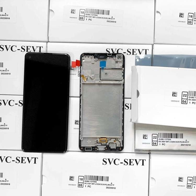 A21S LCD-Lcd mit Rahmen Für  A21S Original Neues Servicepaket LCDS  A217 Handy Bildschirm Anzeige Pantalla