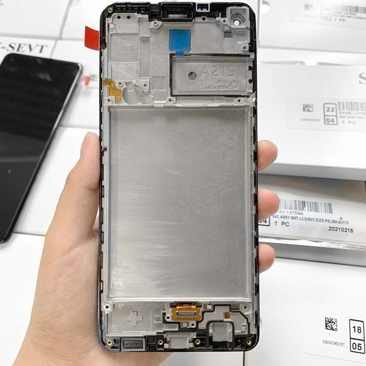A21S LCD-Lcd mit Rahmen Für  A21S Original Neues Servicepaket LCDS  A217 Handy Bildschirm Anzeige Pantalla
