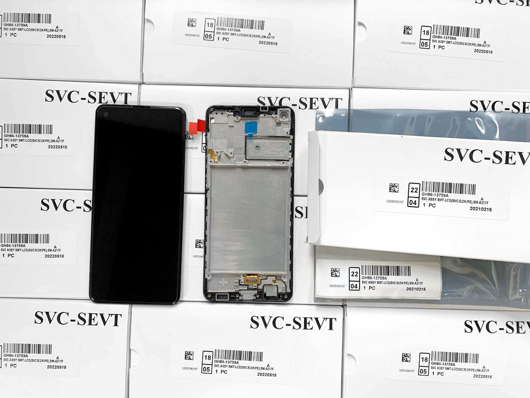 A21S LCD-Lcd mit Rahmen Für  A21S Original Neues Servicepaket LCDS  A217 Handy Bildschirm Anzeige Pantalla