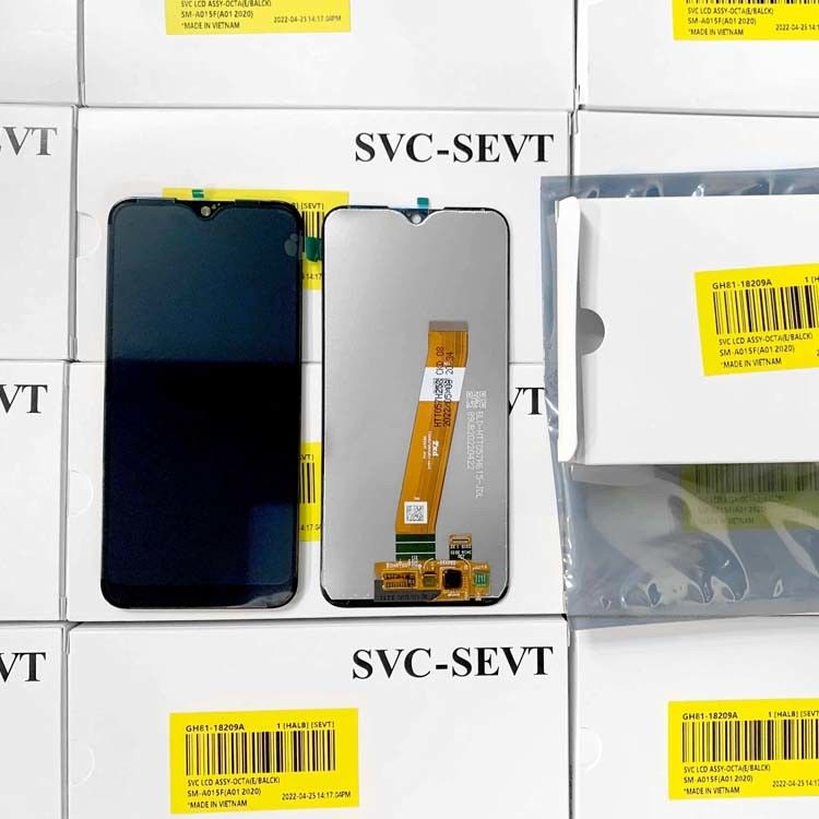 A01 LCD-Lcd für  A01 Großhandel Original Mobiltelefon Bildschirm Anzeige Pantalla  A105 Service Pack LCDS Touch