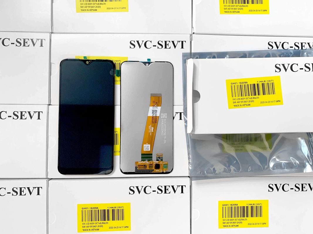 A01 LCD-Lcd für  A01 Großhandel Original Mobiltelefon Bildschirm Anzeige Pantalla  A105 Service Pack LCDS Touch