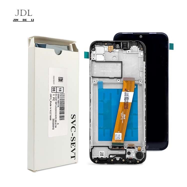 A01 LCD-Bildschirm LCD mit Rahmen Für  A01 Großhandel Service Pack LCDS  A105 Original Telefon Pantalla
