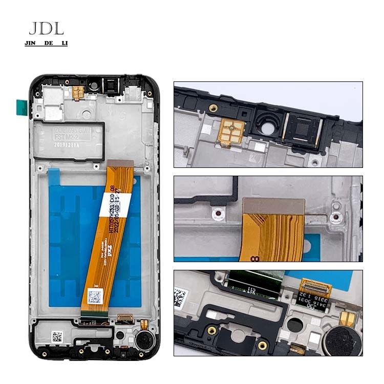 A01 LCD-Bildschirm LCD mit Rahmen Für  A01 Großhandel Service Pack LCDS  A105 Original Telefon Pantalla