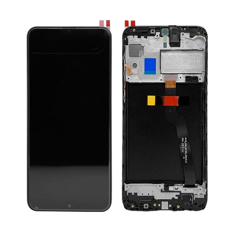 M10 LCD mit Rahmen Für  M10 Mobiltelefon Touchscreen Display  M105 Original Service Pack LCDS Pantalla