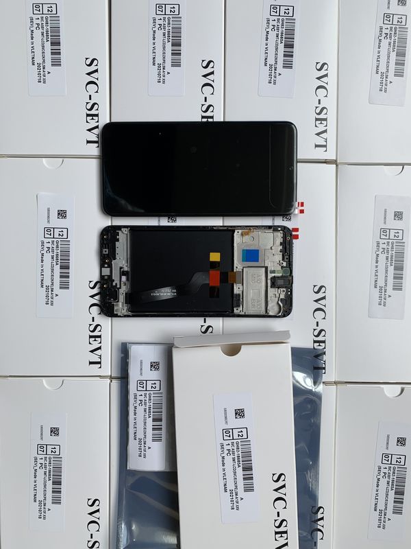 M10 LCD mit Rahmen Für  M10 Mobiltelefon Touchscreen Display  M105 Original Service Pack LCDS Pantalla