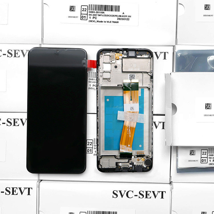 Großhandel A02S LCD-Lcd mit Rahmen Für  A02S Fabrik Touchscreen Display  A025 Service Pack LCDS Hosen