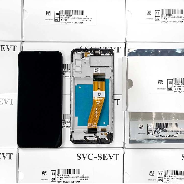 A03 LCD-Lcd mit Rahmen für  a03 Großhandel Mobiltelefonbildschirm A035 Original Service Pack