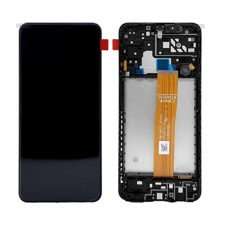 A04S LCD-LCD mit Rahmen für  a04s Original Service Pack LCDS  A047 Mobiltelefon Bildschirm Anzeige Pantalla