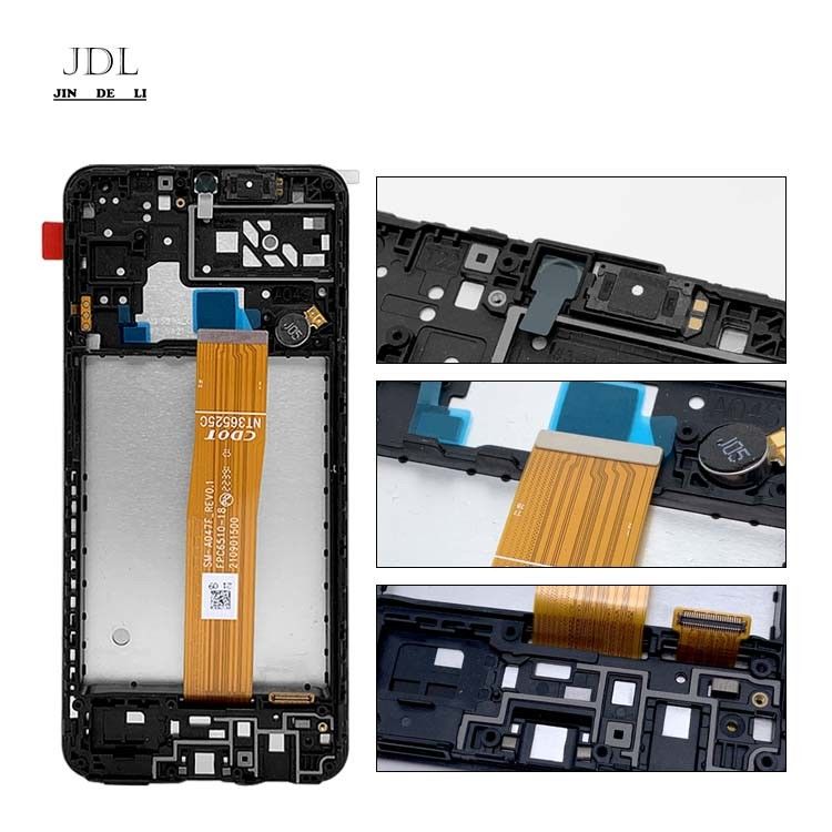A04S LCD-LCD mit Rahmen für  a04s Original Service Pack LCDS  A047 Mobiltelefon Bildschirm Anzeige Pantalla