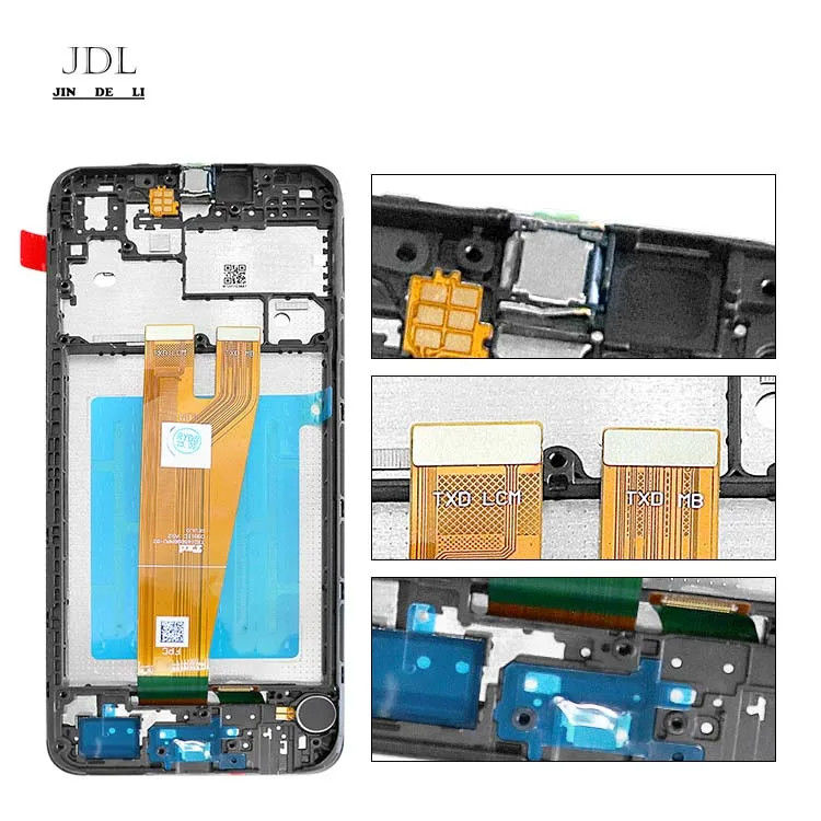 A045 LCD-Bildschirm mit Rahmen Für  a045 Mobiltelefon Touch Pantalla  A04 Original Service Pack LCDS