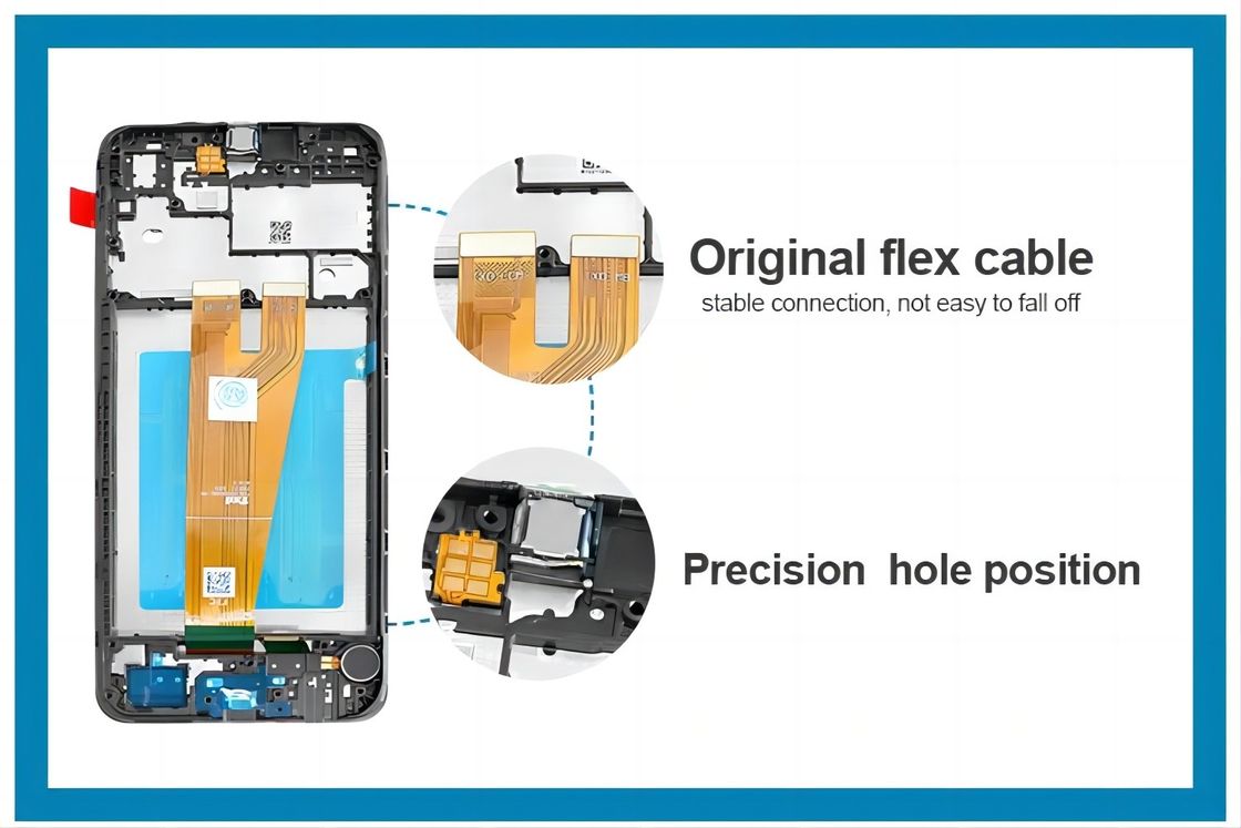 A045 LCD-Bildschirm mit Rahmen Für  a045 Mobiltelefon Touch Pantalla  A04 Original Service Pack LCDS