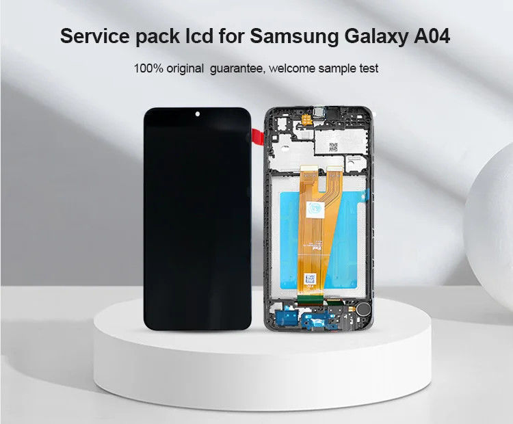 A045 LCD-Bildschirm mit Rahmen Für  a045 Mobiltelefon Touch Pantalla  A04 Original Service Pack LCDS