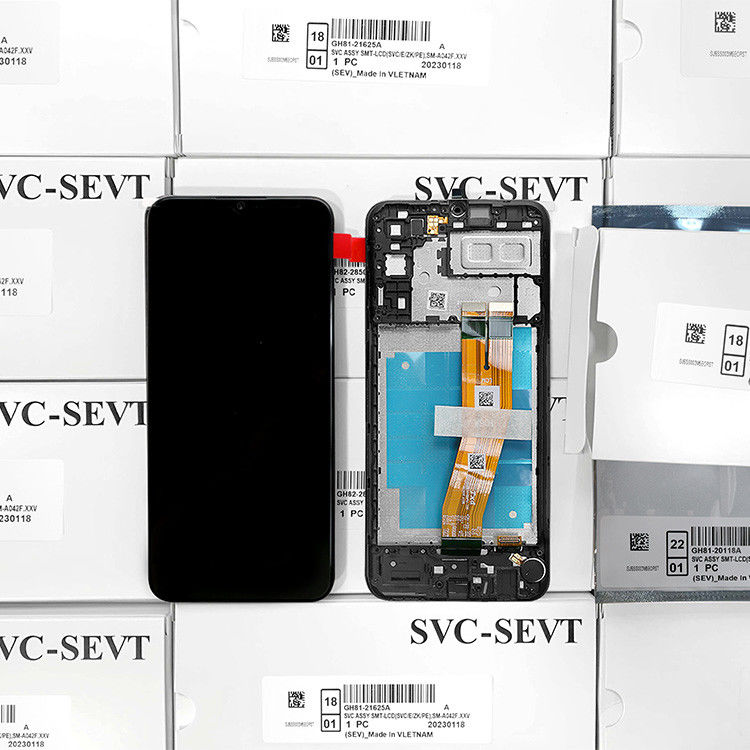 A04E LCD mit Rahmen Für  a04e Original Neues Service Pack LCDS Display  A04E Handy Bildschirm Pantalla