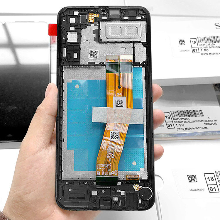 A04E LCD mit Rahmen Für  a04e Original Neues Service Pack LCDS Display  A04E Handy Bildschirm Pantalla