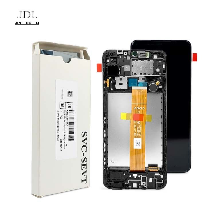 A125 Original Lcd Panatlla mit Rahmen Für  a125 Service Pack LCDS Bildschirm  A125 Mobiltelefon Touch Display
