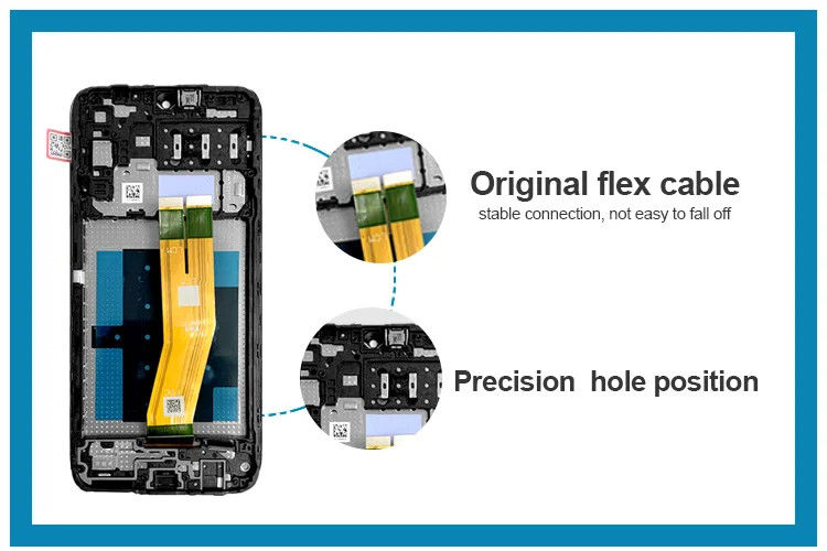 A14 4G-LCD mit Rahmen Für  A145P Mobiltelefon Touch Pantalla  A145R Service Pack LCD-Bildschirm