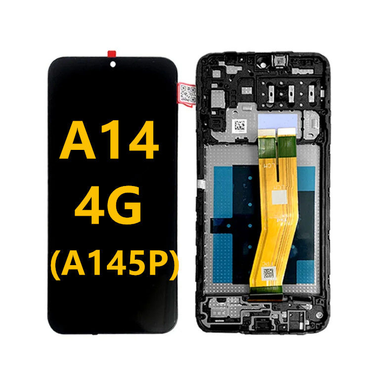 A14 4G-LCD mit Rahmen Für  A145P Mobiltelefon Touch Pantalla  A145R Service Pack LCD-Bildschirm