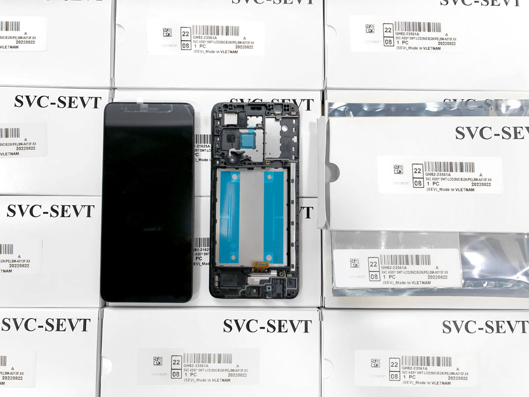 100% Original hochwertiger Service Schwarz Farbe A12  LCD Original für Superior Display