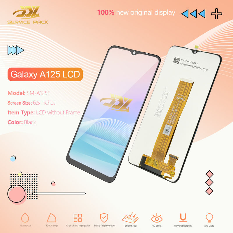 A125 LCD-Lcd für  A12 Mobiltelefon Bildschirm Anzeige  A125 Großhandel Original Service Pack LCDS Pantalla