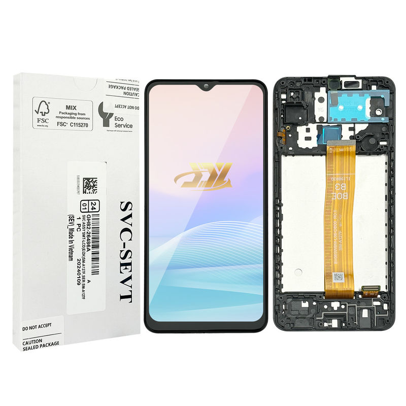 A127 LCD mit Rahmen Für  a127 Original New Service Pack Mobilbildschirm  A12 Nacho Touch Pantalla