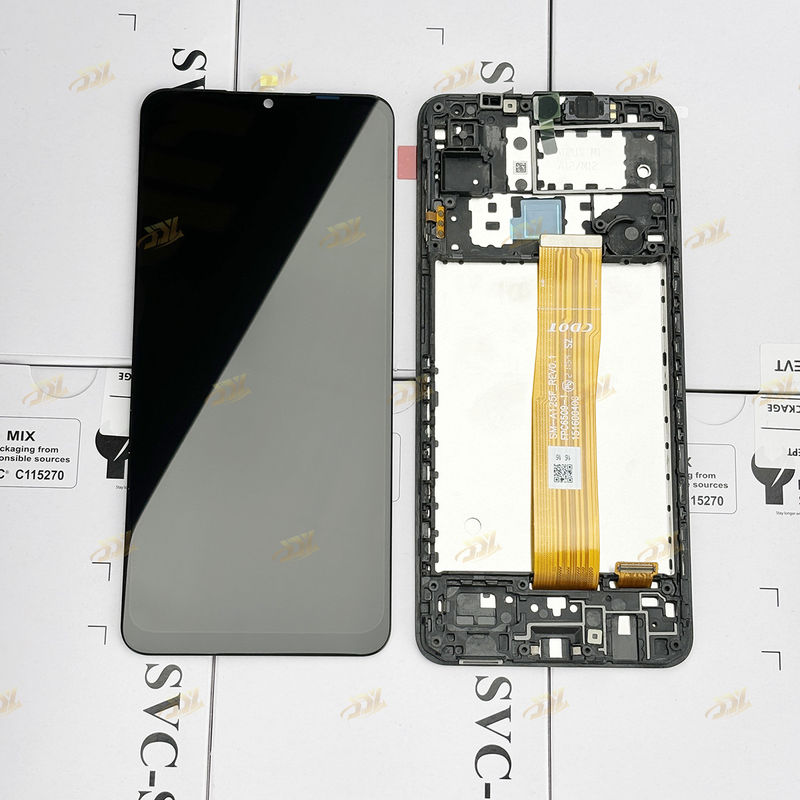 A125 Original Lcd Panatlla mit Rahmen Für  a125 Service Pack LCDS Bildschirm  A125 Mobiltelefon Touch Display