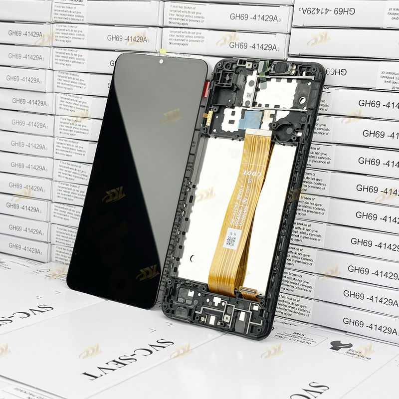 A125 Original Lcd Panatlla mit Rahmen Für  a125 Service Pack LCDS Bildschirm  A125 Mobiltelefon Touch Display