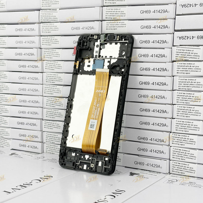 A125 Original Lcd Panatlla mit Rahmen Für  a125 Service Pack LCDS Bildschirm  A125 Mobiltelefon Touch Display